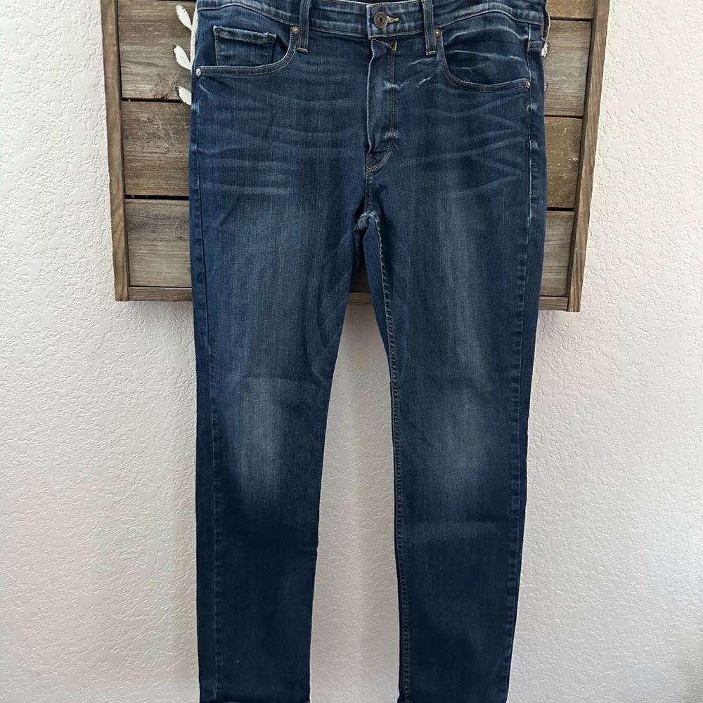 Paige Lennox Men's Blue Stretch cotton blend denim Jeans size 36 x 32